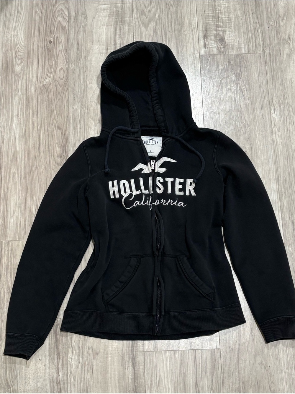 Woman’s Vintage Y2K Hollister Full Zip Hoodie L